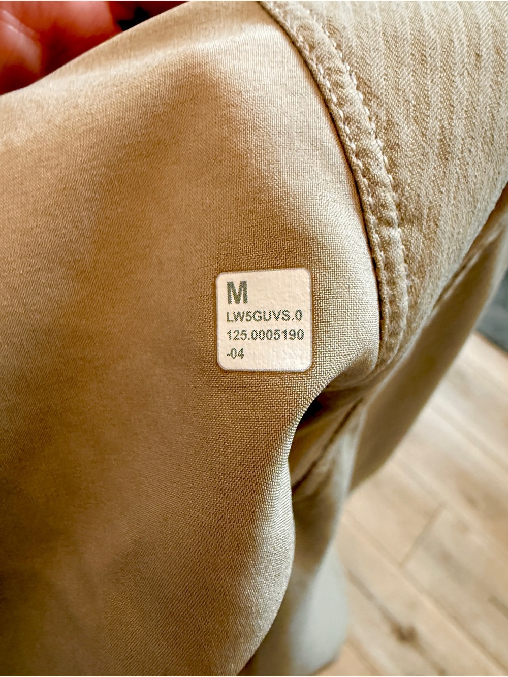 Lululemon Athletica Dance Studio Slim Fit High Rise Flared Tan Pants, M Like New - Picture 11 of 11